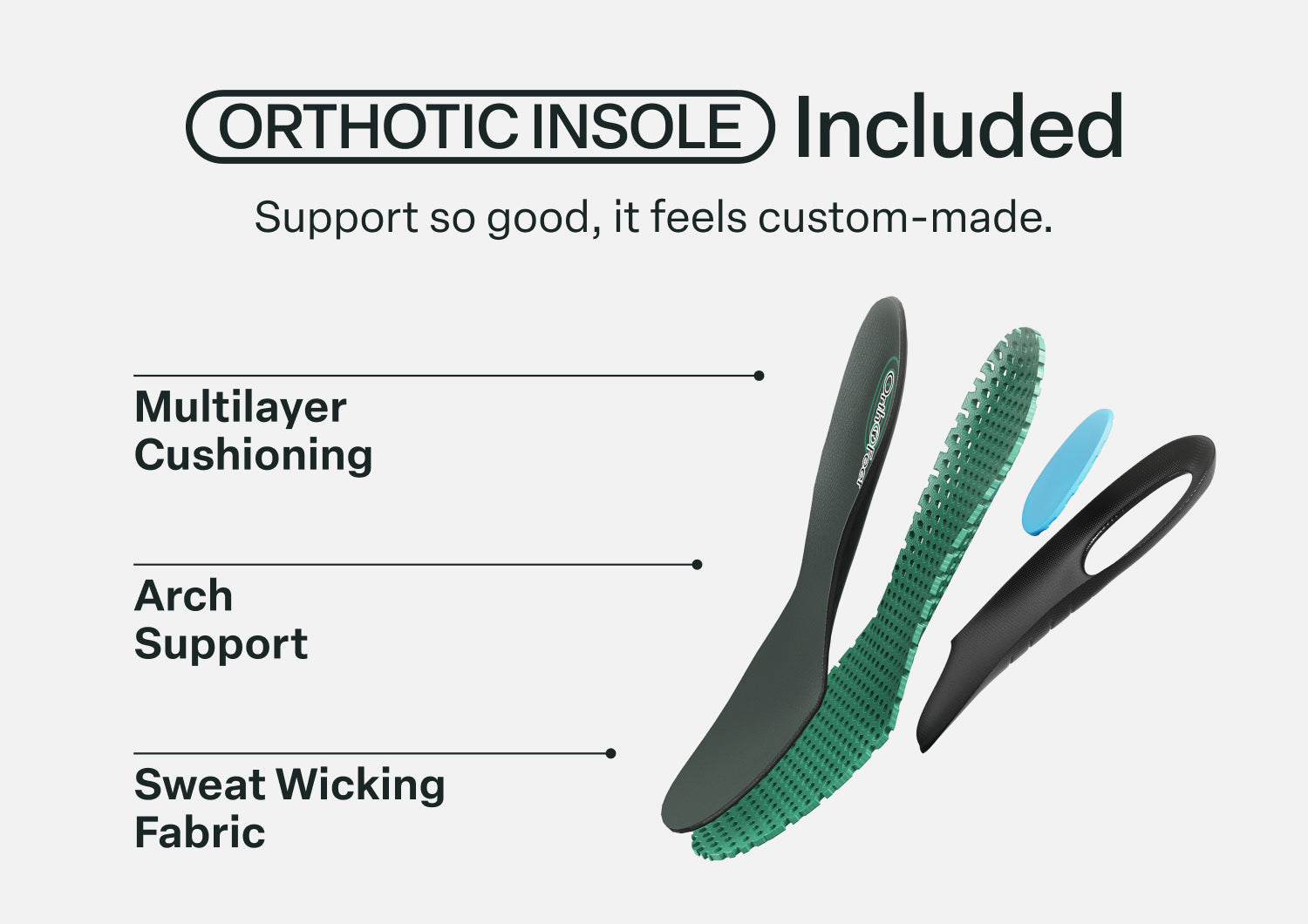 Orthofeet® Coral - Black